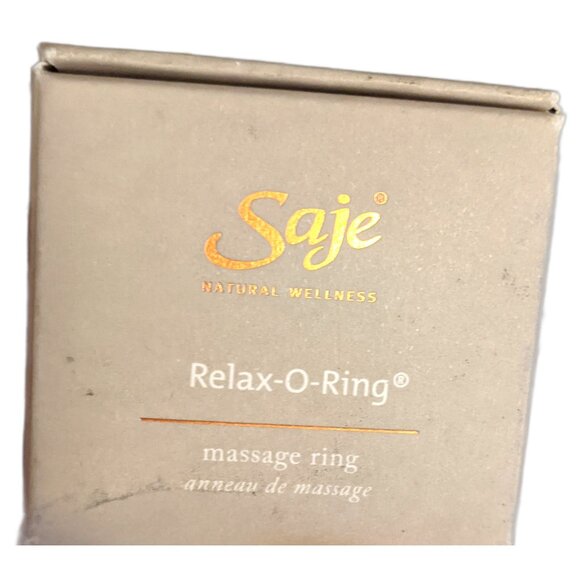 New w Box Saje Copper Relax O Ring Massage Reflexology Fidget Jewelry - Picture 6 of 6